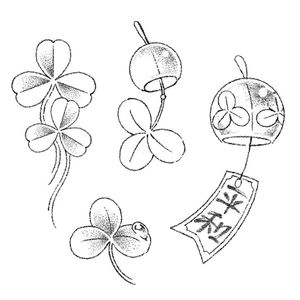 클로버 / 식물 도안