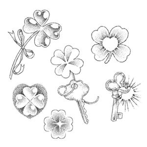 클로버 / 식물 도안