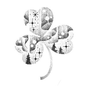 클로버 / 식물 도안